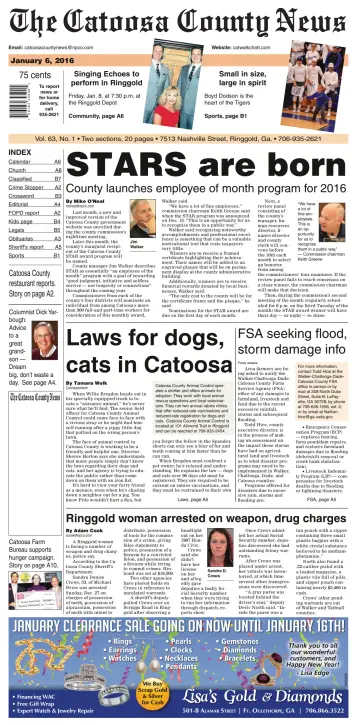 The Catoosa County News - 6 Jan 2016