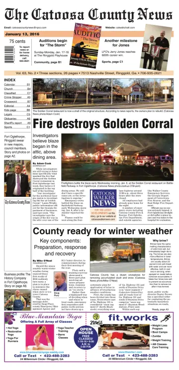 The Catoosa County News - 13 Jan 2016
