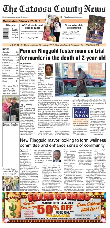 The Catoosa County News - 17 Feb 2016