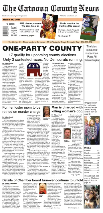 The Catoosa County News - 16 Mar 2016