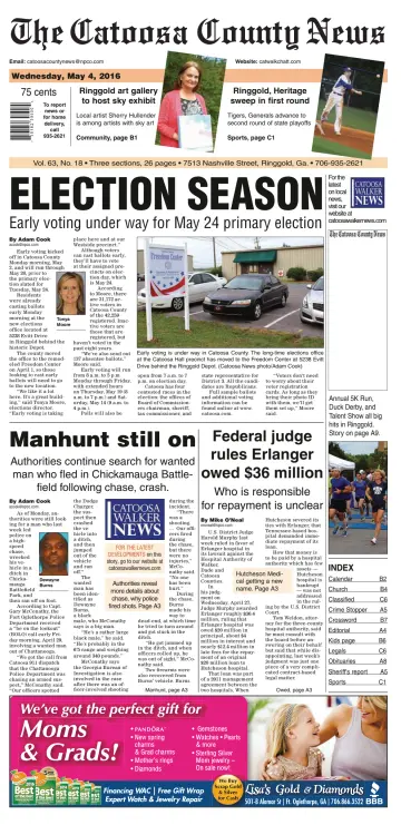 The Catoosa County News - 4 May 2016