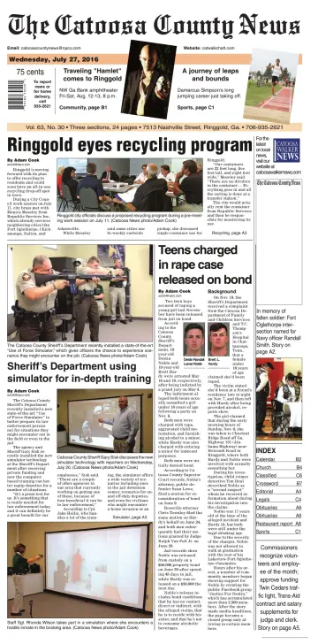 The Catoosa County News - 27 Jul 2016