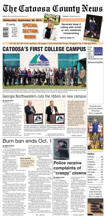 The Catoosa County News - 28 Sep 2016