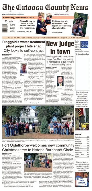 The Catoosa County News - 2 Nov 2016