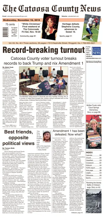 The Catoosa County News - 16 Nov 2016