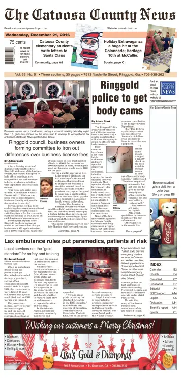 The Catoosa County News - 21 Dec 2016