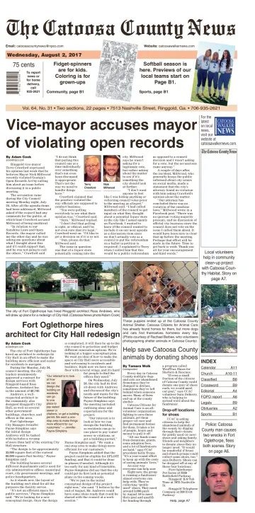 The Catoosa County News - 2 Aug 2017