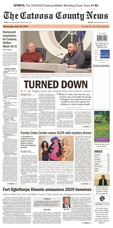 The Catoosa County News - 10 Apr 2019