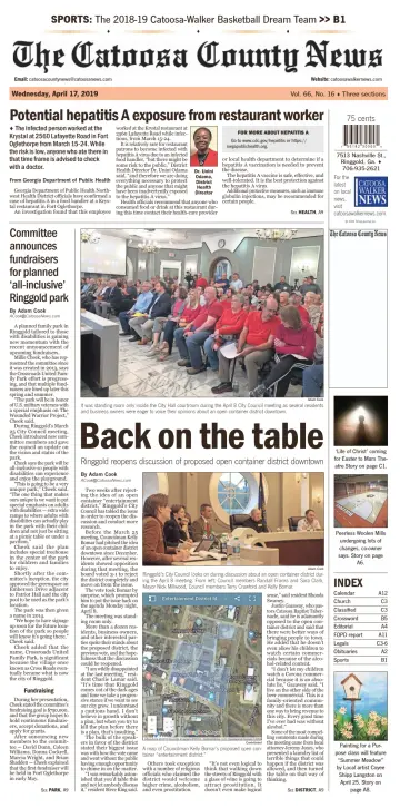 The Catoosa County News - 17 Apr 2019