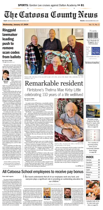 The Catoosa County News - 17 1月 2024