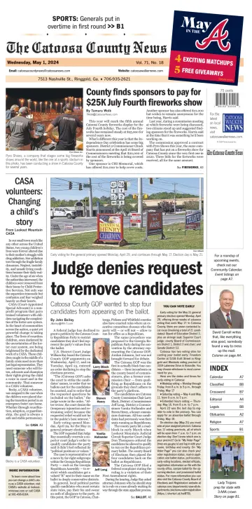The Catoosa County News - 01 maio 2024