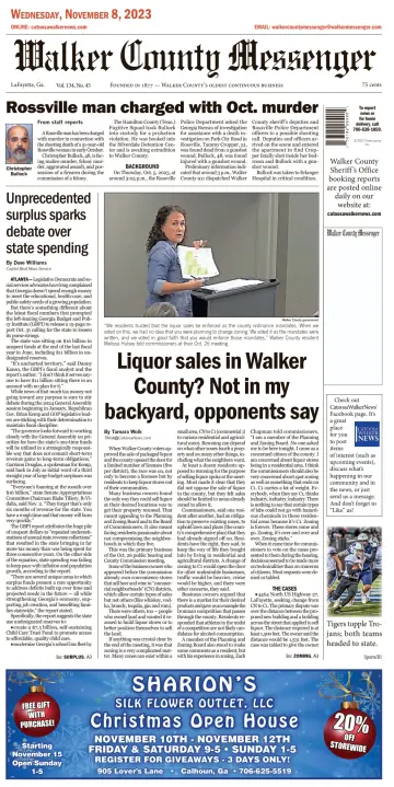 Walker County Messenger - 8 Nov 2023