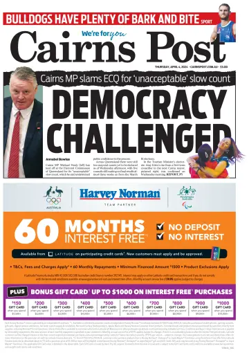 The Cairns Post - 04 Nis 2024