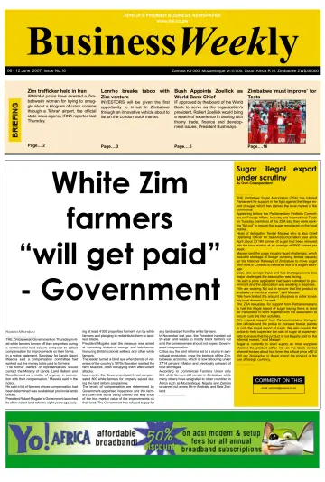 Business Weekly (Zimbabwe) - 6 Jun 2007