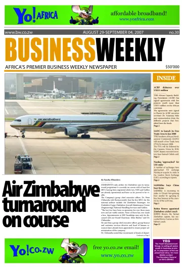 Business Weekly (Zimbabwe) - 29 Aug 2007