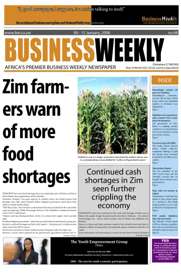 Business Weekly (Zimbabwe) - 9 Jan 2008