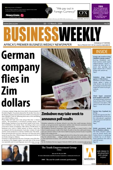 Business Weekly (Zimbabwe) - 5 Mar 2008