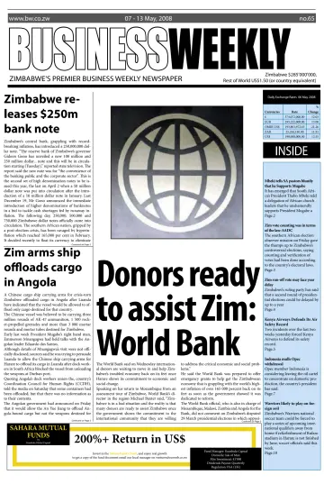 Business Weekly (Zimbabwe) - 7 May 2008