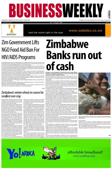 Business Weekly (Zimbabwe) - 6 Aug 2008