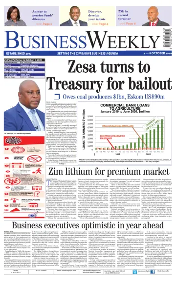 Business Weekly (Zimbabwe) - 2 Oct 2020