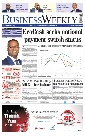 Business Weekly (Zimbabwe) - 11 Dec 2020