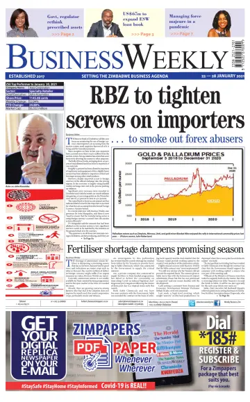 Business Weekly (Zimbabwe) - 22 Jan 2021