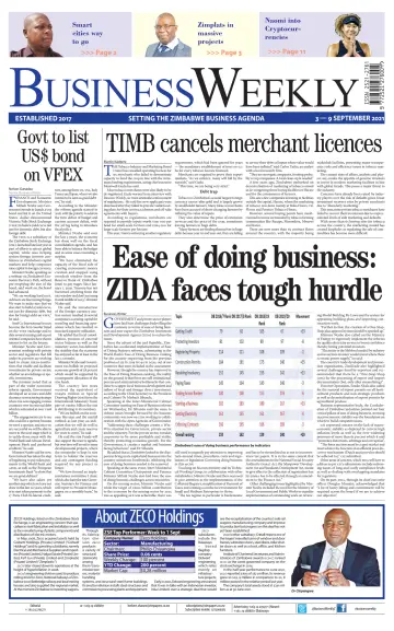 Business Weekly (Zimbabwe) - 3 Sep 2021