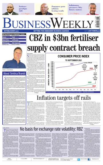 Business Weekly (Zimbabwe) - 1 Oct 2021