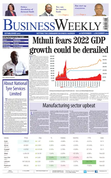 Business Weekly (Zimbabwe) - 26 Nov 2021