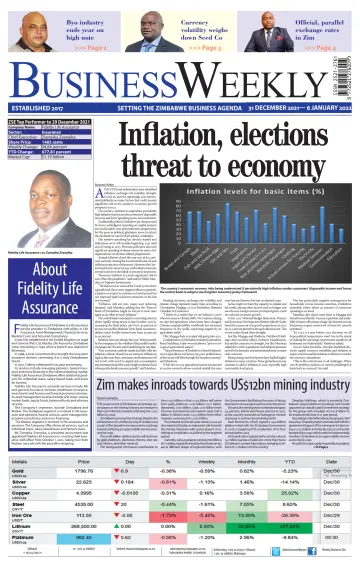 Business Weekly (Zimbabwe) - 31 Dec 2021