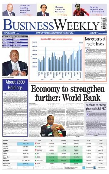 Business Weekly (Zimbabwe) - 14 Jan 2022