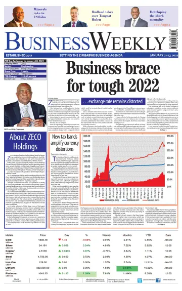 Business Weekly (Zimbabwe) - 21 Jan 2022