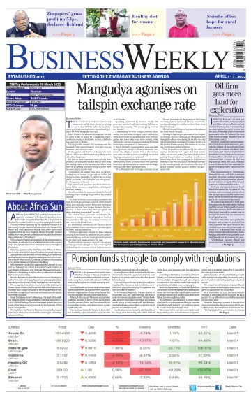 Business Weekly (Zimbabwe) - 1 Apr 2022