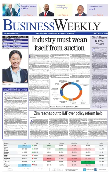 Business Weekly (Zimbabwe) - 20 May 2022