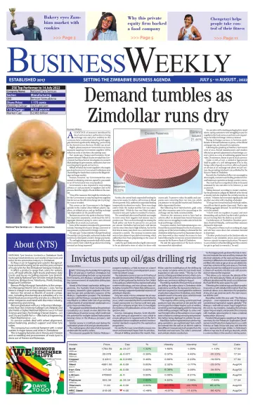 Business Weekly (Zimbabwe) - 5 Aug 2022