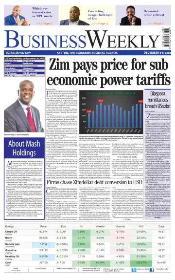 Business Weekly (Zimbabwe) - 2 Dec 2022