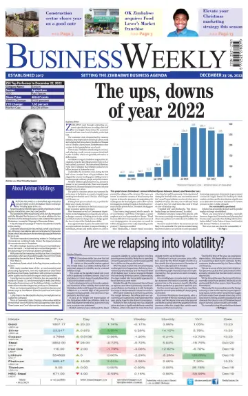 Business Weekly (Zimbabwe) - 23 Dec 2022