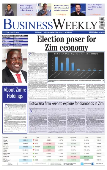 Business Weekly (Zimbabwe) - 6 Jan 2023
