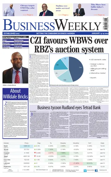 Business Weekly (Zimbabwe) - 13 Jan 2023