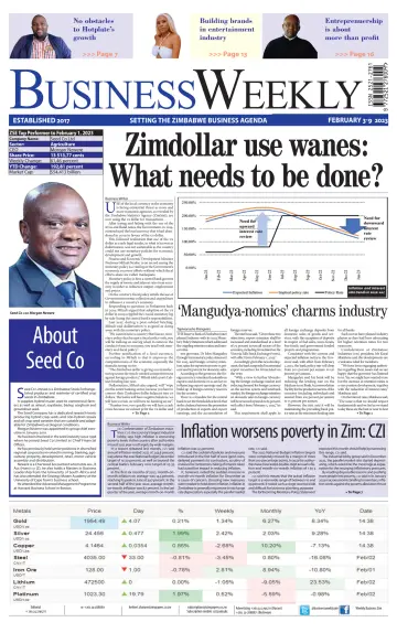 Business Weekly (Zimbabwe) - 3 Feb 2023