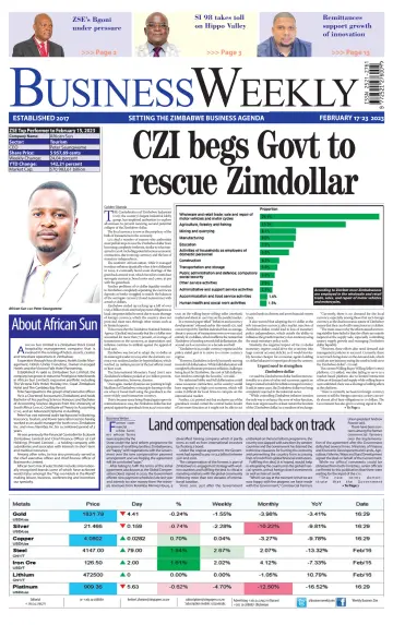 Business Weekly (Zimbabwe) - 17 Feb 2023