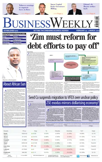 Business Weekly (Zimbabwe) - 24 Feb 2023