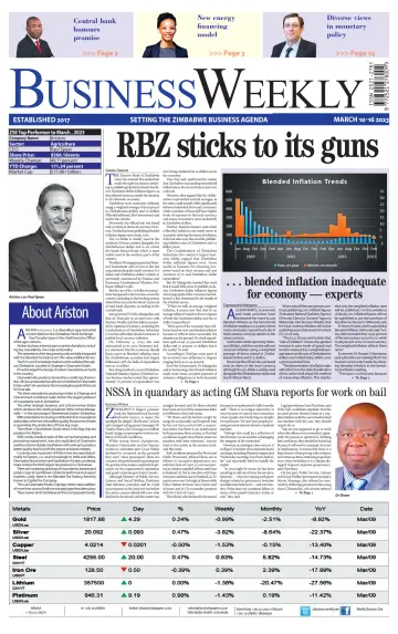 Business Weekly (Zimbabwe) - 10 Mar 2023