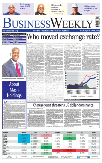Business Weekly (Zimbabwe) - 31 Mar 2023