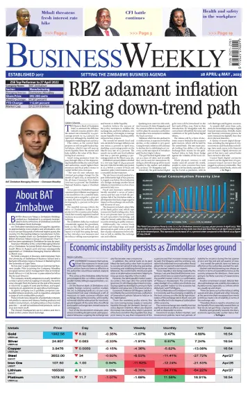 Business Weekly (Zimbabwe) - 28 Apr 2023