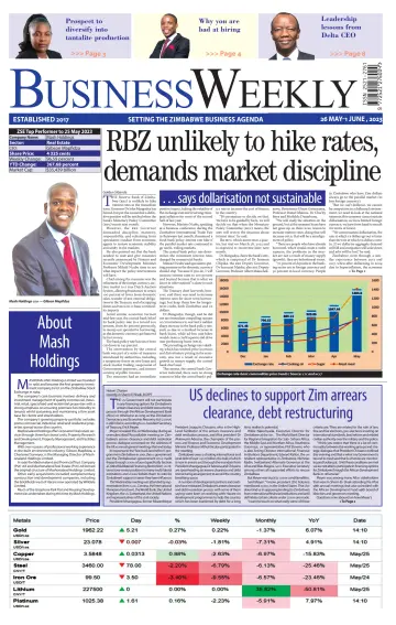 Business Weekly (Zimbabwe) - 26 May 2023