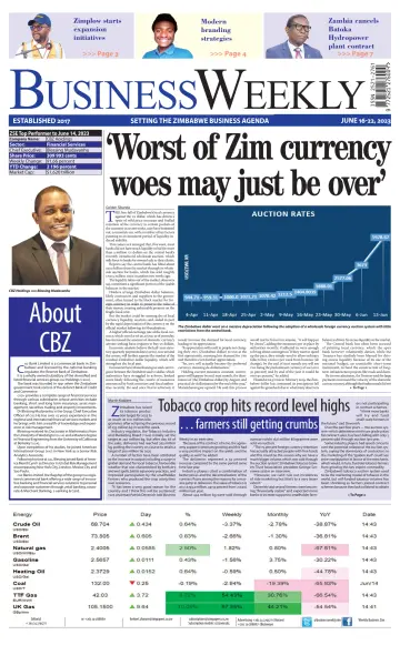 Business Weekly (Zimbabwe) - 16 Jun 2023