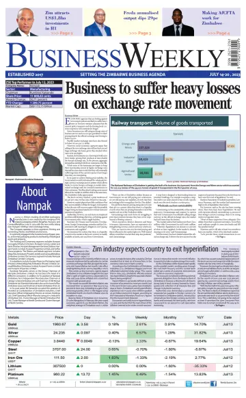 Business Weekly (Zimbabwe) - 14 Jul 2023