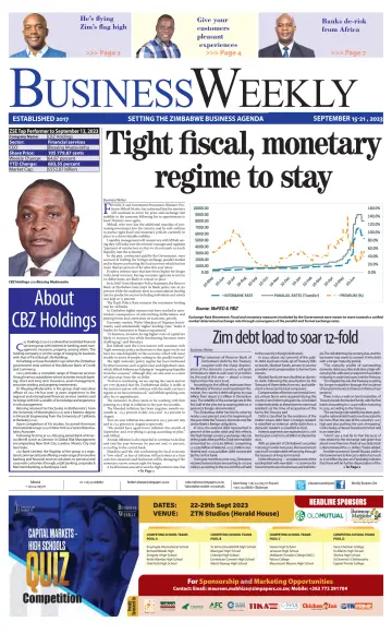 Business Weekly (Zimbabwe) - 15 Sep 2023