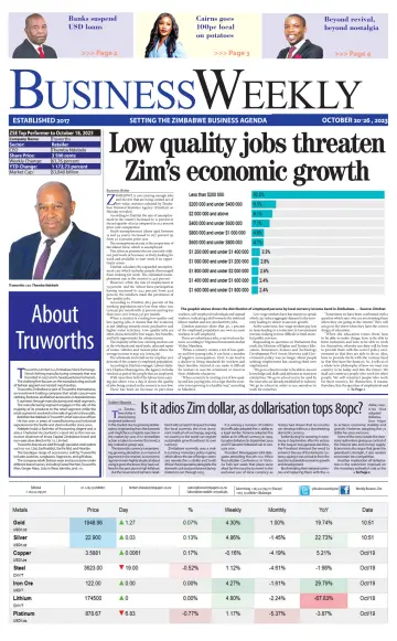 Business Weekly (Zimbabwe) - 20 Oct 2023